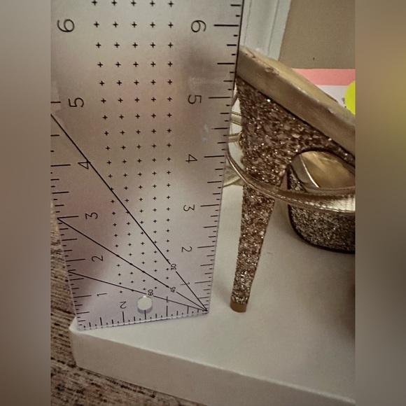 Sophia Webster Mariposa Leather & Glitter Butterfly Platforms - Picture 13 of 13